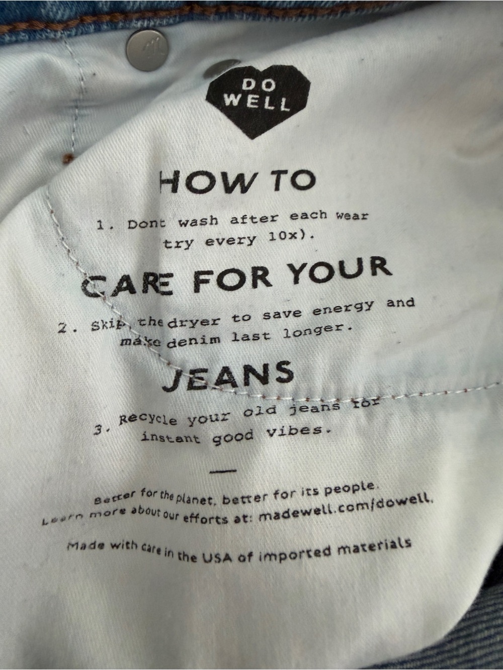 Madewell The Perfect Vintage Wide Leg Crop Jean 28T - Picture 6 of 6